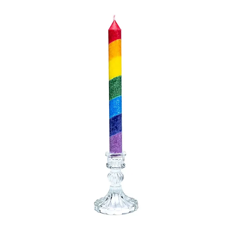Bougeoir en verre de table Astroya