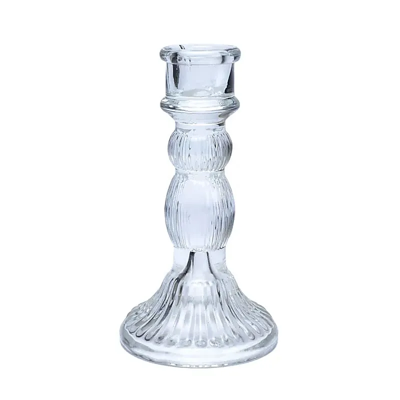 Bougeoir en verre de table Astroya
