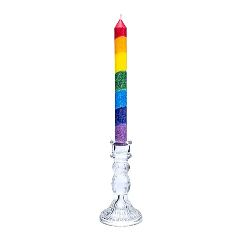 Bougeoir en verre de table Astroya