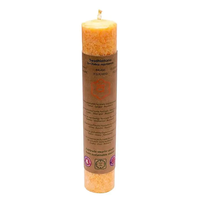 Bougie parfumée haute selon chakra - 12h à 14h Astroya