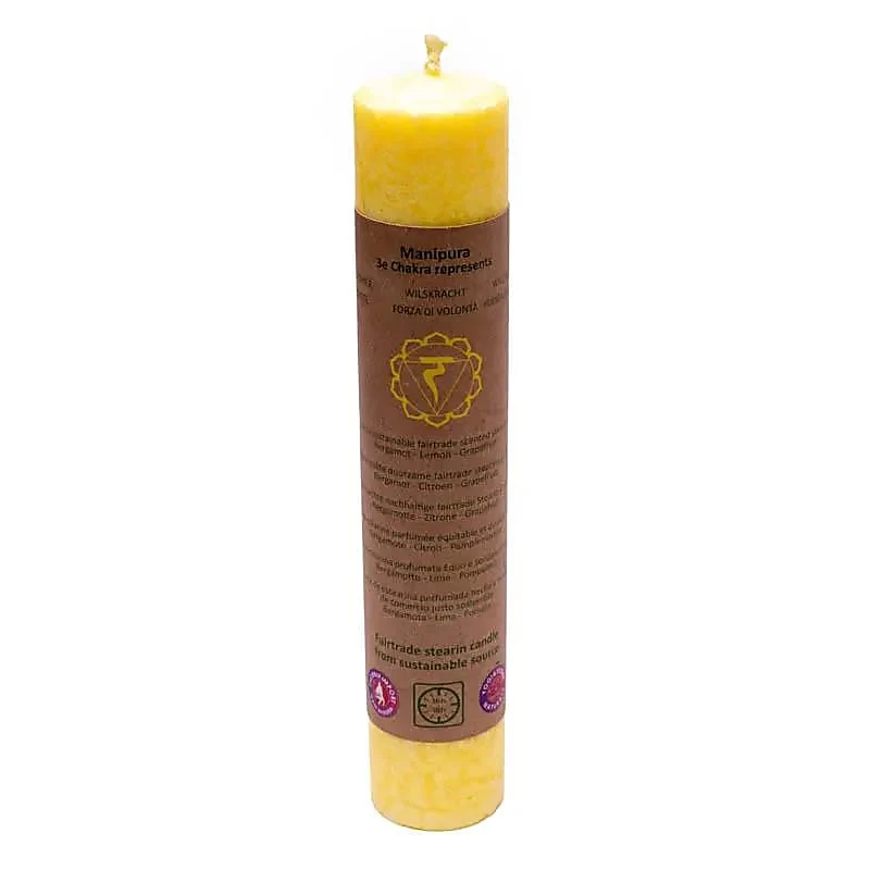 Bougie parfumée haute selon chakra - 12h à 14h Astroya