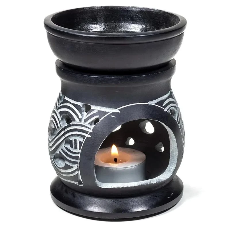 Brûle parfum en stéatite - Noeuds celtiques Astroya