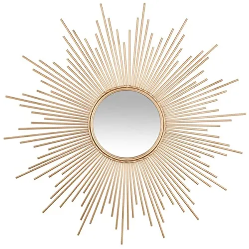 Miroir Soleil doré - métal D99 cm - Atmosphera créateur d'intérieur ATMOSPHERA CREATEUR D'INTERIEUR