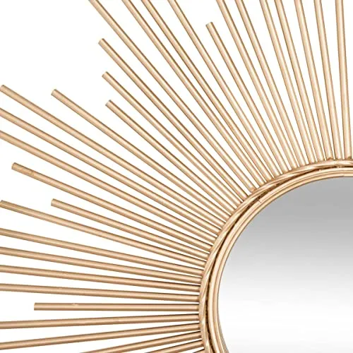 Miroir Soleil doré - métal D99 cm - Atmosphera créateur d'intérieur ATMOSPHERA CREATEUR D'INTERIEUR