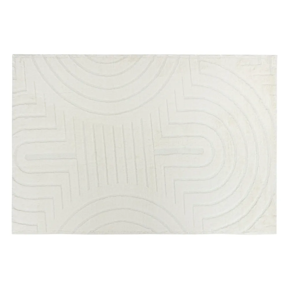 Atmosphera Tapis rond 120 cm motifs géométriques - tapis - tapis - beau tapis rond - style bohème