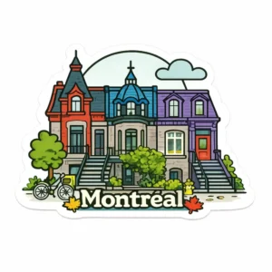 Autocollant LG - ''Montréal Square St-Louis''