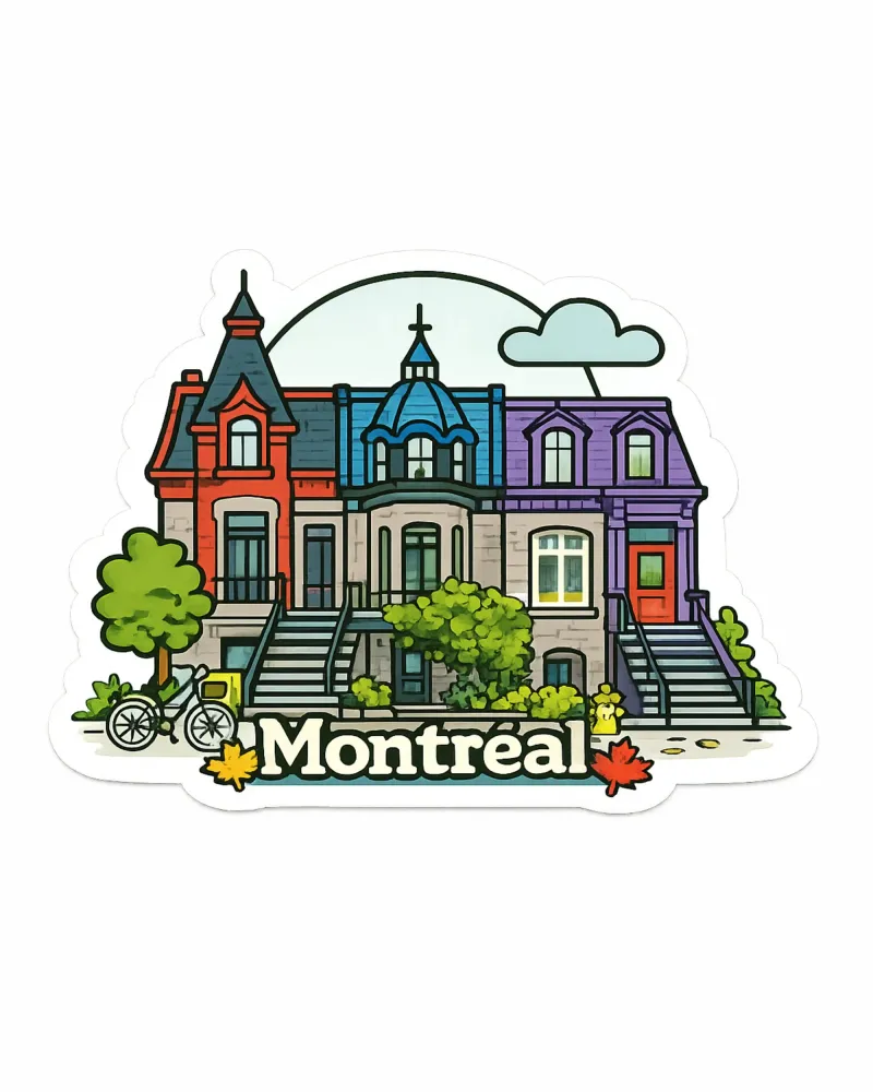 Autocollant LG - ''Montréal Square St-Louis''
