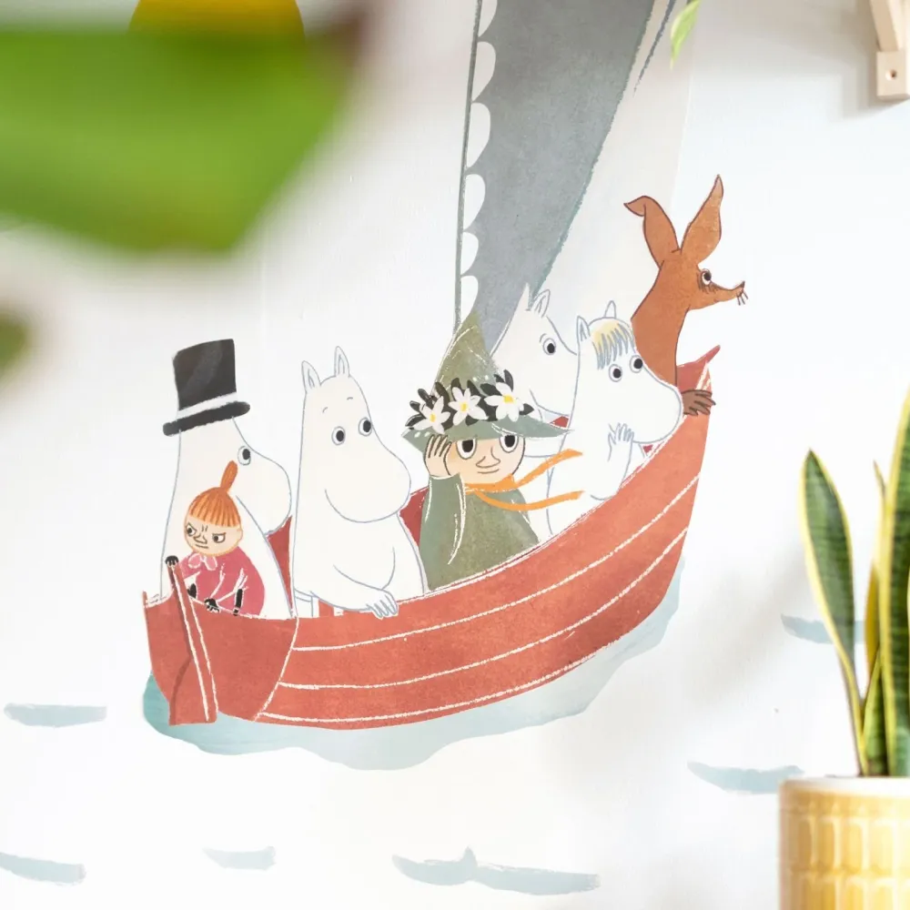 Autocollants muraux Aventure en mer des Moomins