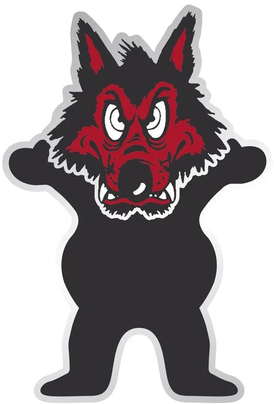 Autocollants Ours Grizzly Wolfpack