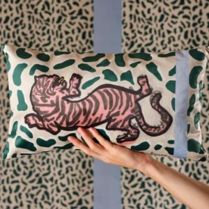 Coussin Féline S Babel Brune