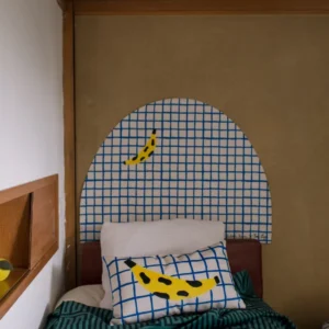 Tenture tête de lit - Banana Babel Brune