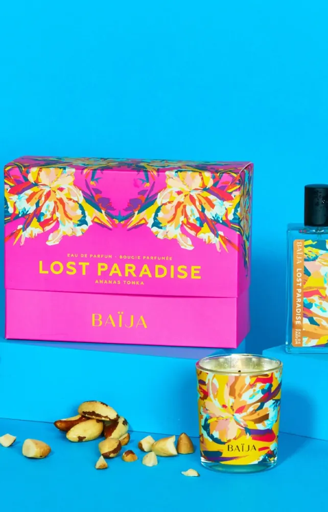 Coffret Lost Paradise - Bougie & eau de parfum - Ananas & tonka Baija