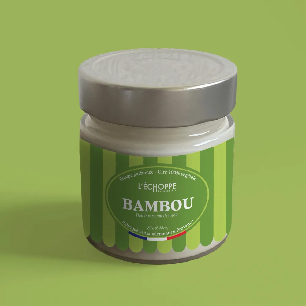 Bambou - Bougie parfumée 180g