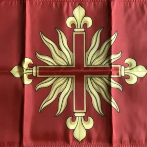 Drapeau Croix de Gascogne Bannières de Chrétienté