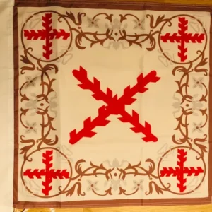 Drapeau étendard des Gendarmes Bourguignons Bannières de Chrétienté