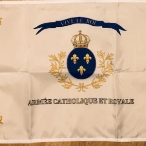 Grand Drapeau Armée Catholique et Royale Bannières de Chrétienté