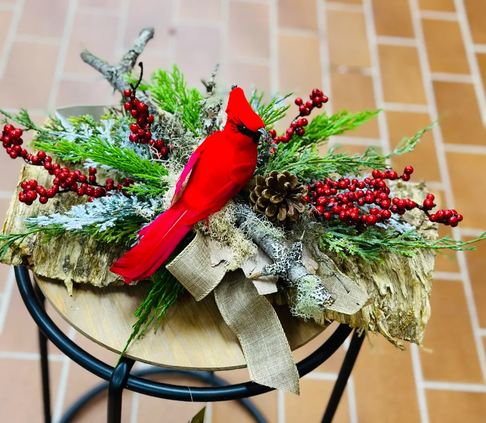 Centre de table de Noël - Demande spéciale Beau Site Création fleuristerie