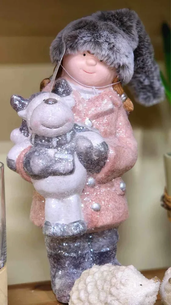 Personnage en céramique Beau Site Création fleuristerie