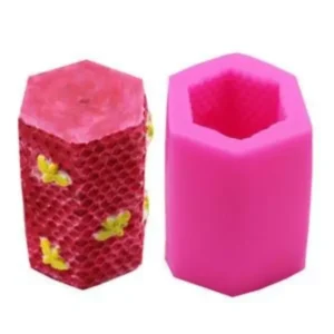 Silicone Candle/Bath Bomb Mould Vertical Honeycomb Beekeeping Gear