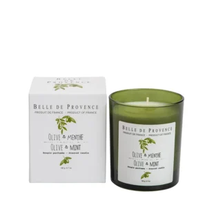 Bougie Parfumée Belle de Provence Olive & Menthe 190g