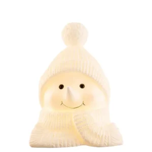 Belleek Living Cosy Snowman Led Ornament