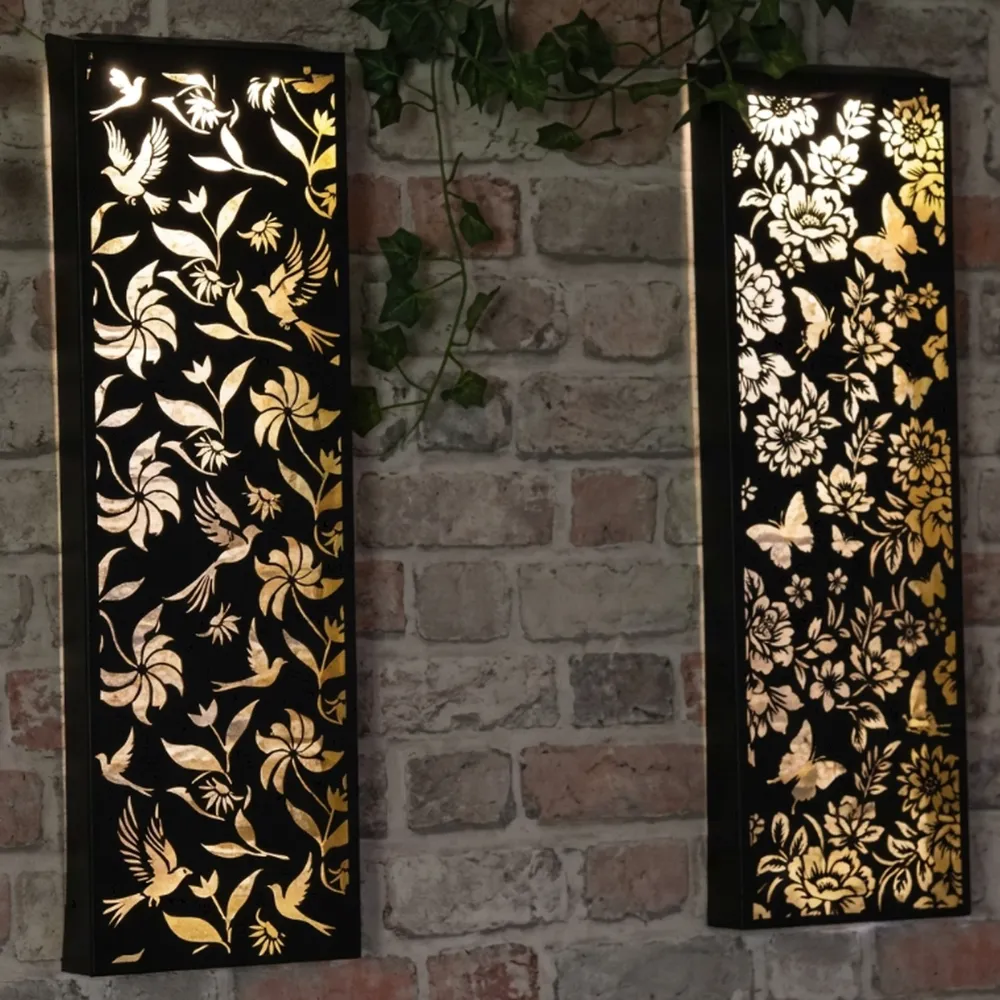 Panneau solaire mural en métal colibri grand/petit Butterfly Betley Butterfly