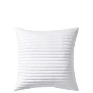 Bianca Home Quilted Lines Cushion, White