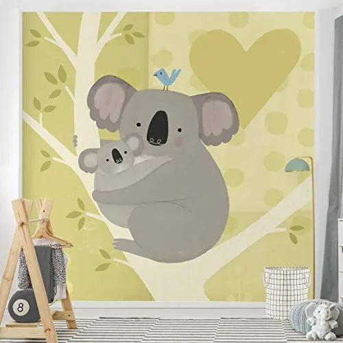 Papier peint adhésif - Mum And I - Koalas - Mural Carré 240 x 240 cm Bilderwelten