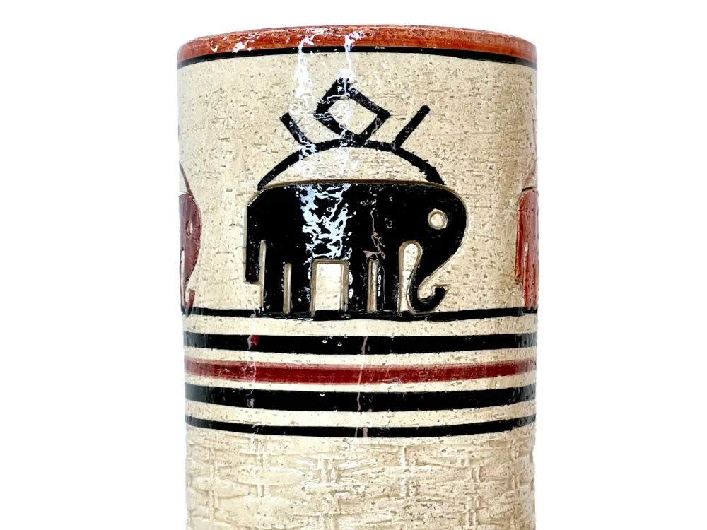 Bitossi (Italie) Vase 'Osier' 12"