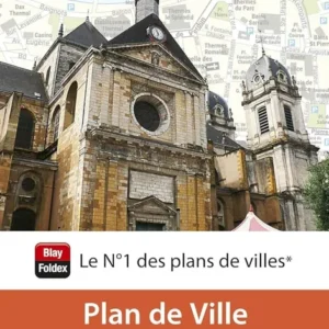 Dax, Landes - Plan de ville | Blay Foldex
