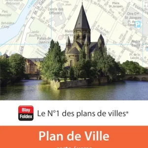 Metz - Plan de ville grand format | Blay Foldex