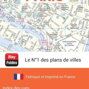 Paris, Île-de-France - Plan de ville "pocket" | Blay Foldex