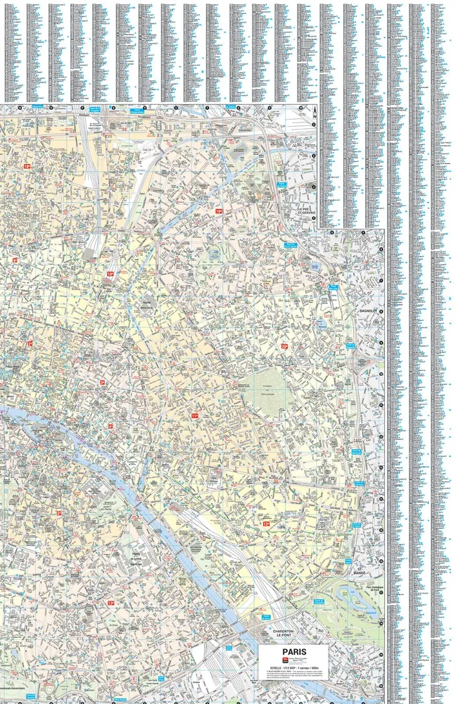 Paris, Île-de-France - Plan de ville "pocket" | Blay Foldex