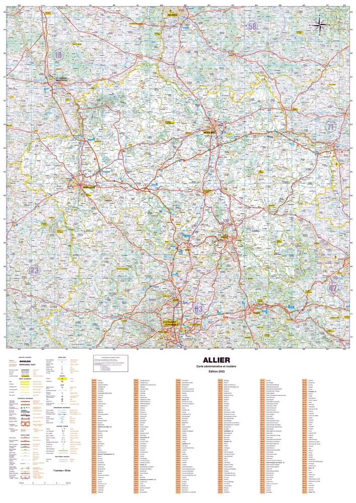 Poster - Allier (119 x 85 cm) | Blay Foldex