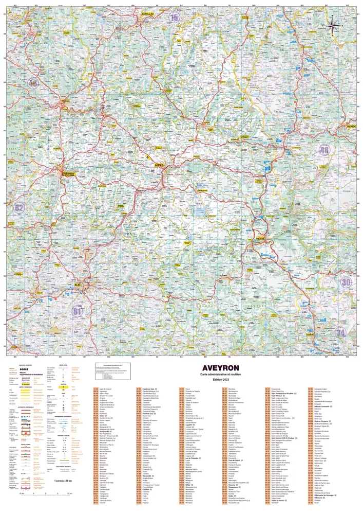 Poster - Aveyron (119 x 85 cm) | Blay Foldex