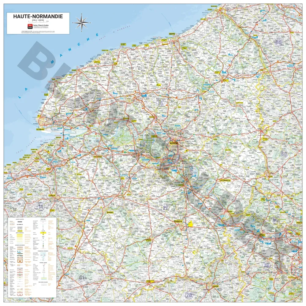 Poster - Haute-Normandie (82 × 82 cm) | Blay Foldex