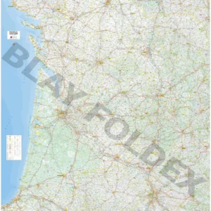 Poster - Nouvelle-Aquitaine (182 × 248 cm) | Blay Foldex
