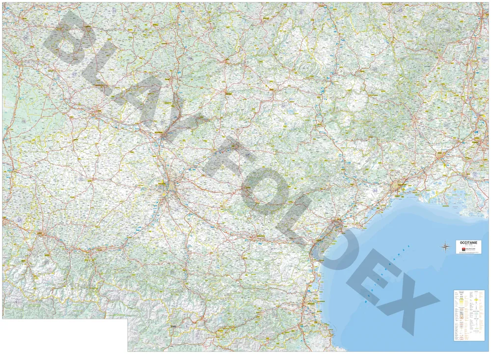 Poster - Occitanie (208 × 150 cm) | Blay Foldex