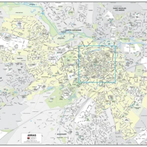 Poster de ville - Arras (100 x 70 cm) | Blay Foldex