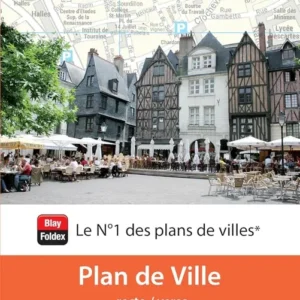 Tours - Plan de ville grand format | Blay Foldex