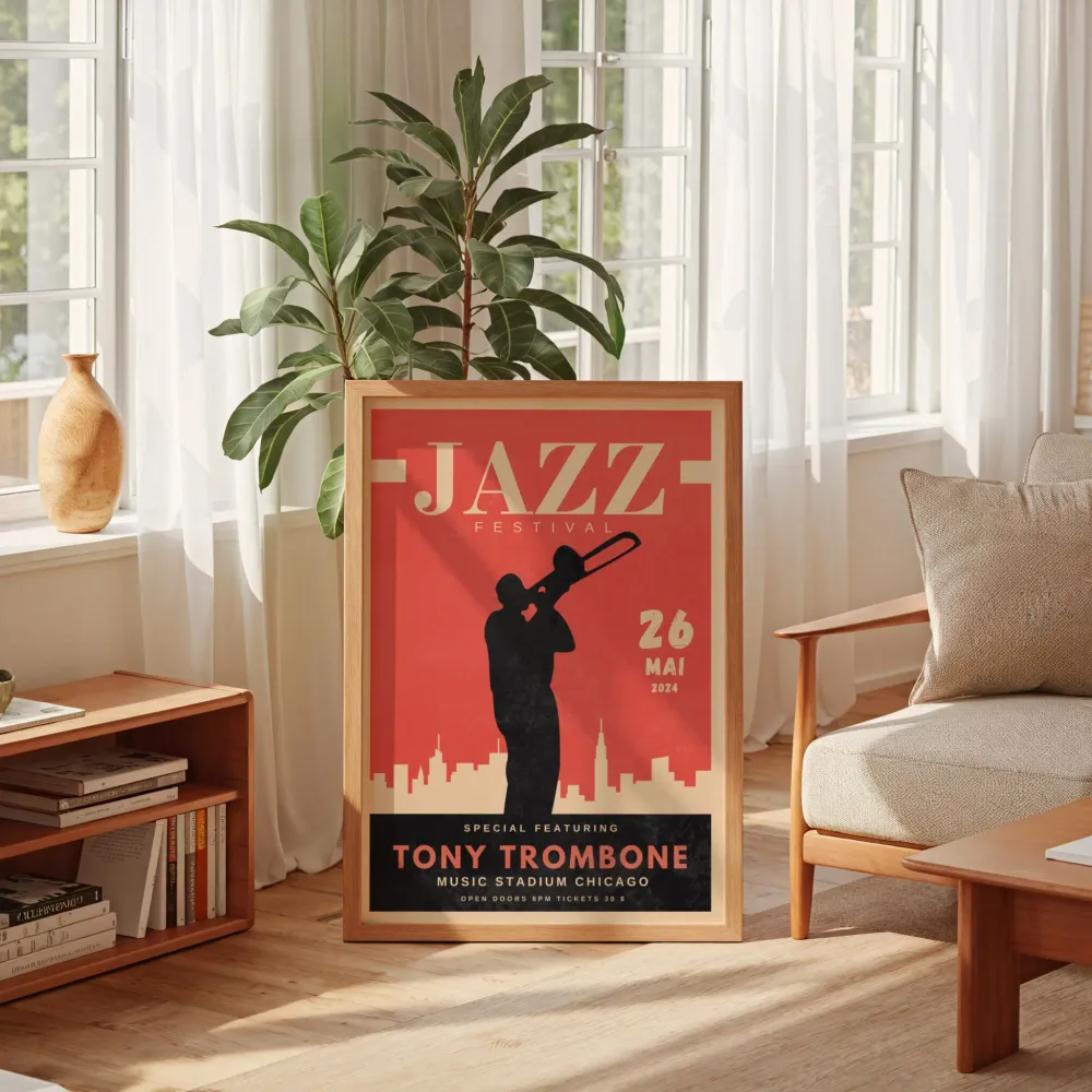Festival Musique Jazz - Trombone Bleue Vague Flow