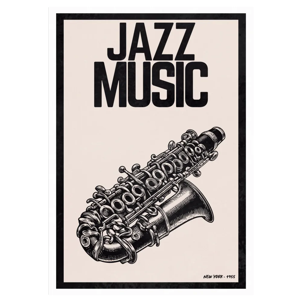 Musique Jazz - Saxophone Bleue Vague Flow