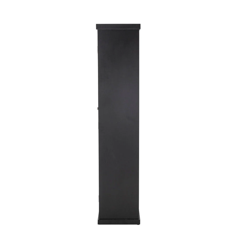 Bloomingville armoire Emilio, noir, bois de tilleul