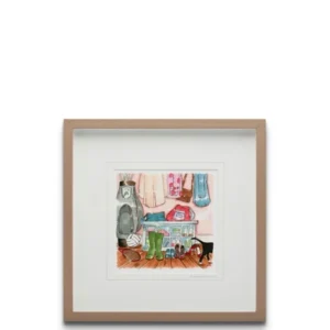 Blue Shoe Gallery Perfect Chaos Framed Art, Large