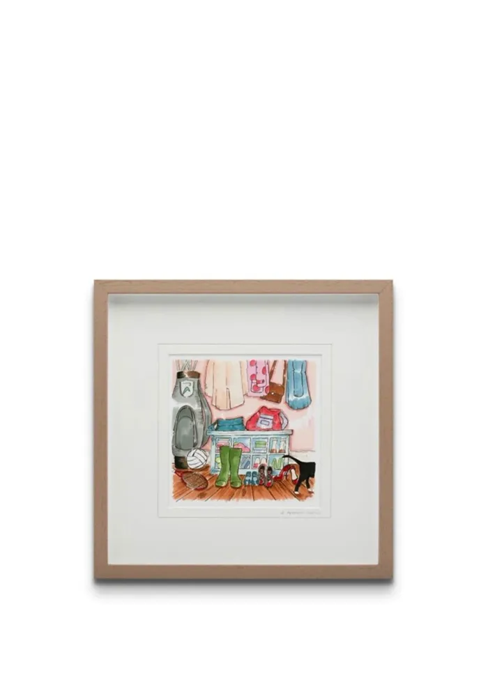 Blue Shoe Gallery Perfect Chaos Framed Art, Large