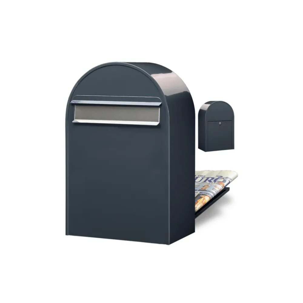 Bobi Classic B RAL 7016 gris foncé/acier inoxydable