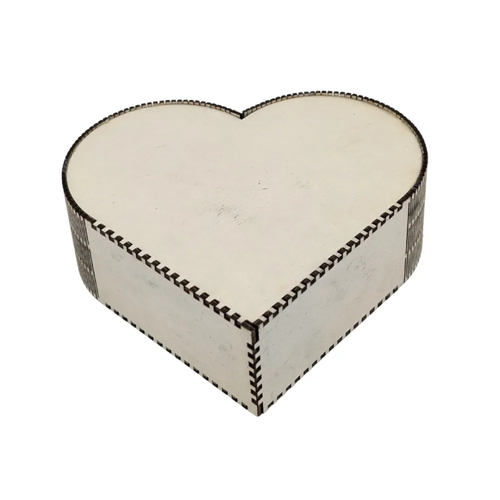 Boite En Bois Coeur