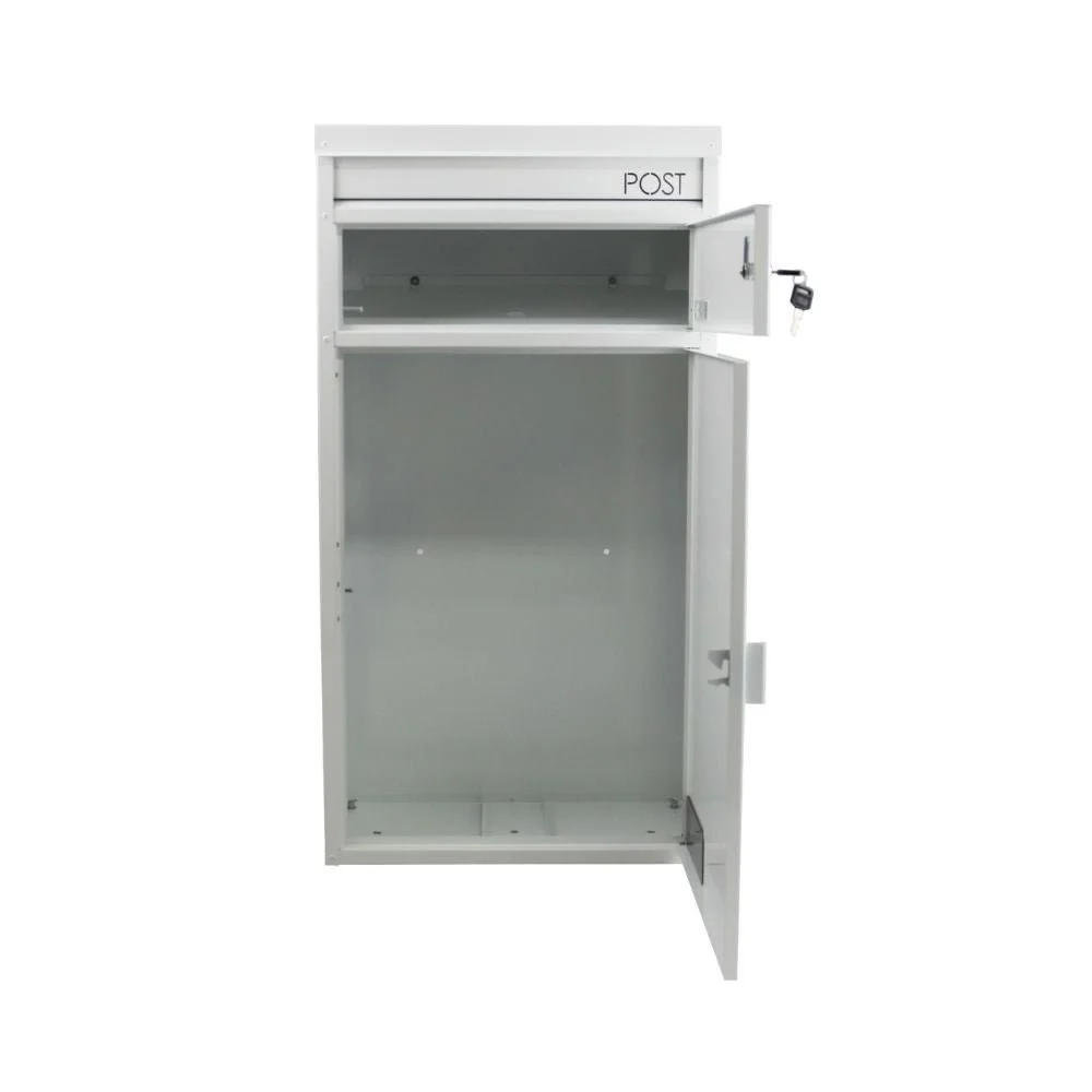 Boîte aux lettres colis Safepost 65 avec toit plat blanc RAL 9010