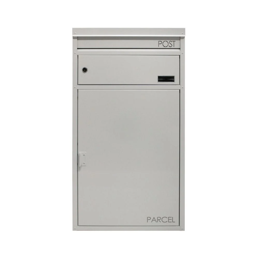 Boîte aux lettres colis Safepost 65 avec toit plat blanc RAL 9010