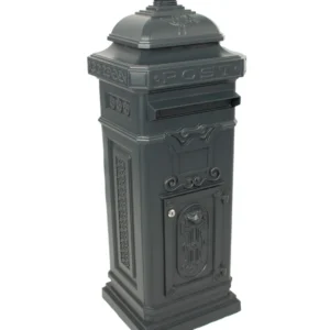 Boîte aux lettres colonne en V - anthracite